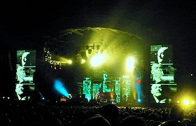 美国2008 REM乐团“加速”世界巡回演唱会舞台