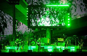 中国香港2010-2011拱廊之火乐团世界巡回演唱会舞台