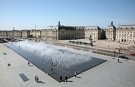 法国波尔多Bourse广场水景观