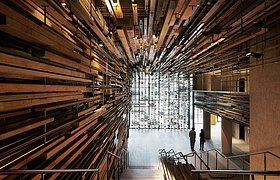 Hotel Hotel Lobby and Nishi Grand Stair Interior