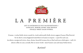 Stella Artois limited edition for Cannes Film Festival