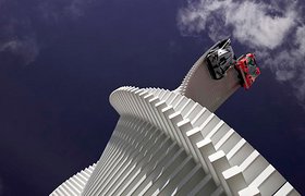 A Twisted Steel Beam Sculpture For Mazda At The Goodwood Festival Of Speed