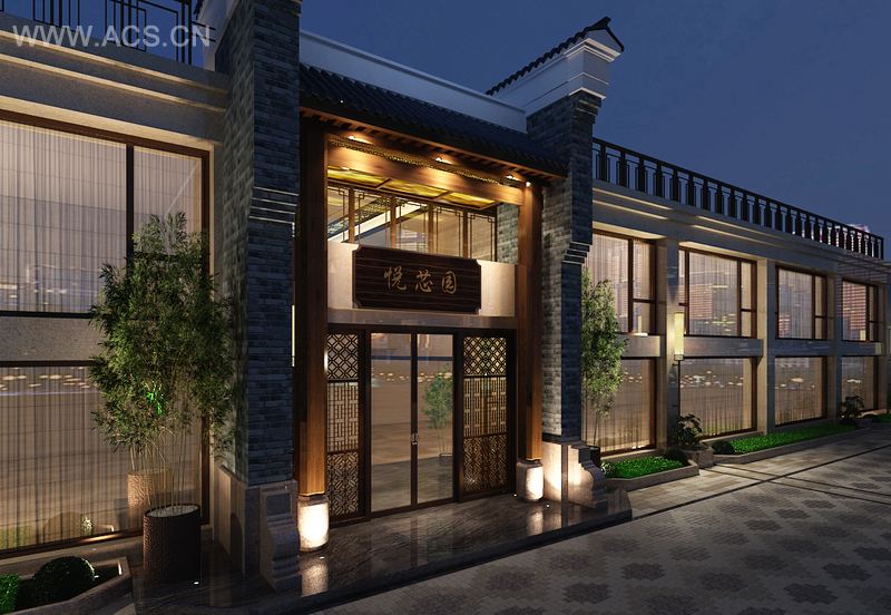 上海悦华大酒店新中式茶楼 - 酒店餐饮 - acs创意空间