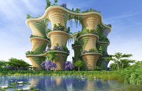 惊艳六座高塔，专为抵御气候变化的可持续生态系统