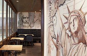 达芬奇、米开朗琪罗等绘画大师纷纷走进了东莞这家西餐厅